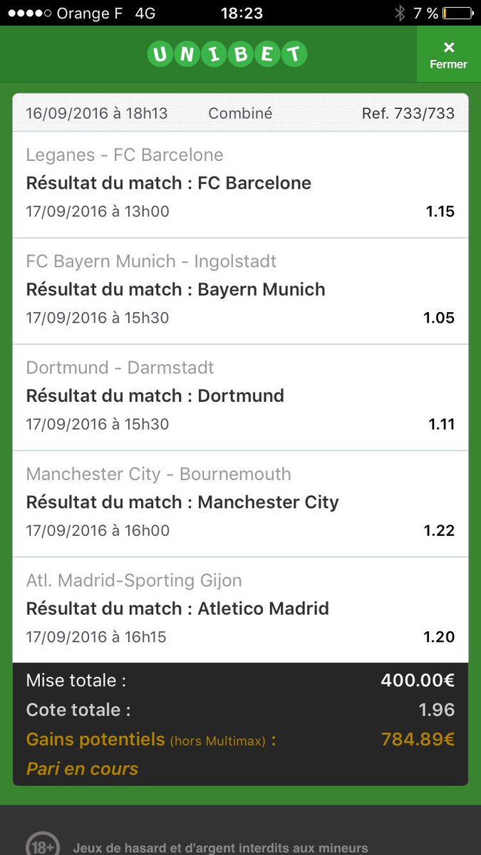 Killthebets's tweet image. Première grille