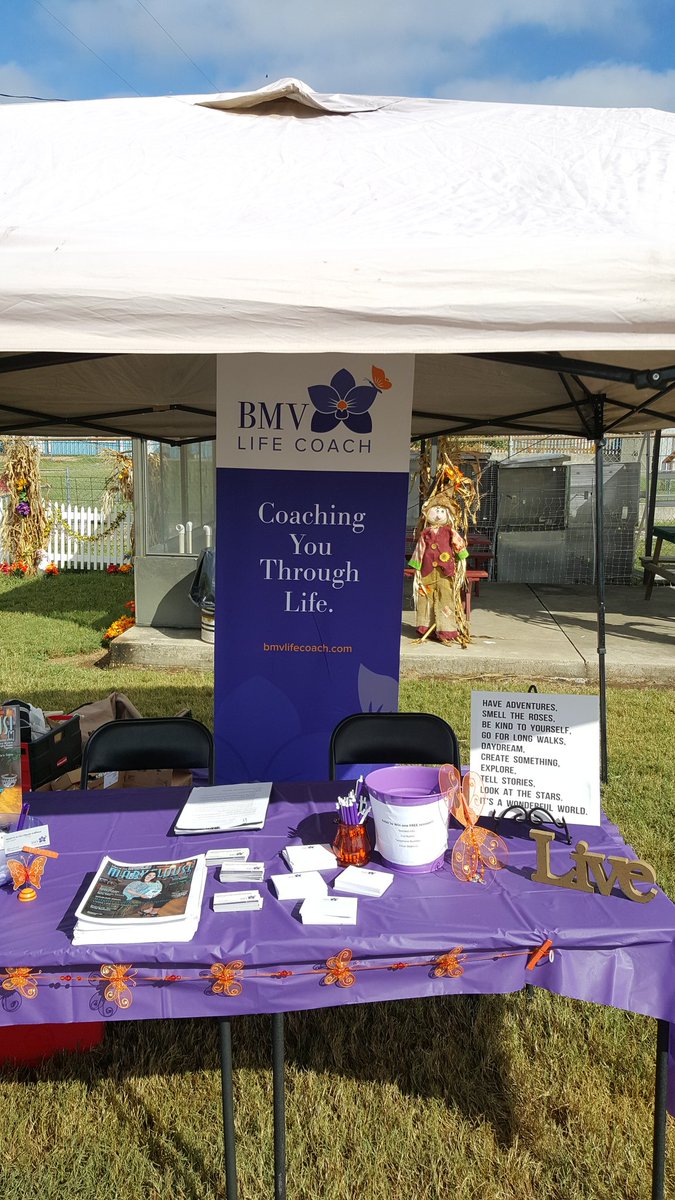 Come see me at the Baxter County Fair today and enter to win one FREE session! #BMVLifeCoach