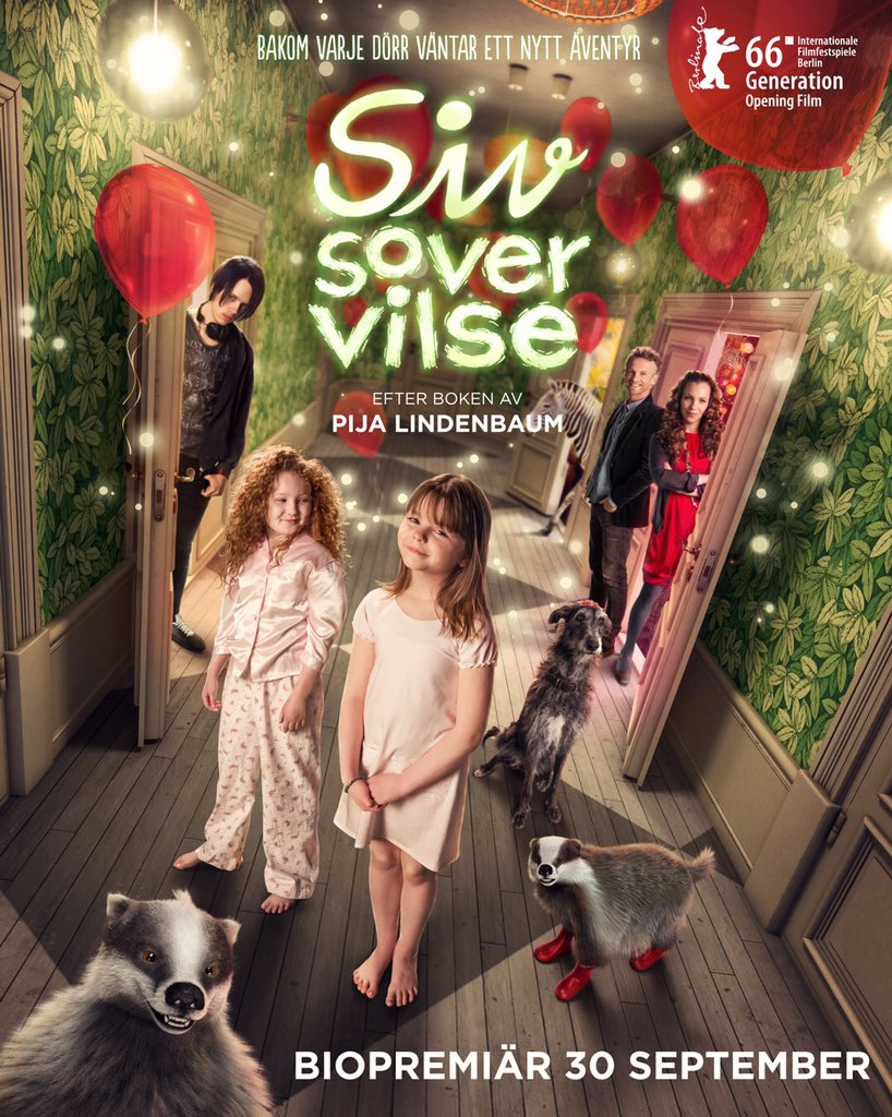 Biopremiär 30 september över hela landet. #sivsovervilse #pijalindenbaum #sfstudios #snowcloudfilms #barnfilm