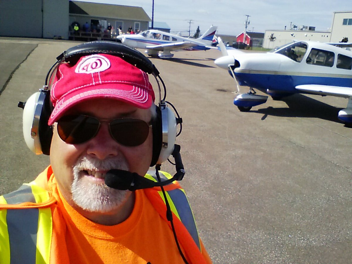 vy2hf's tweet photo. Pushing tin on Apron 2 at #CYYG as the @PEIFlying gang flew airport authority staff. Great day! https://t.co/vUiwy2P02t