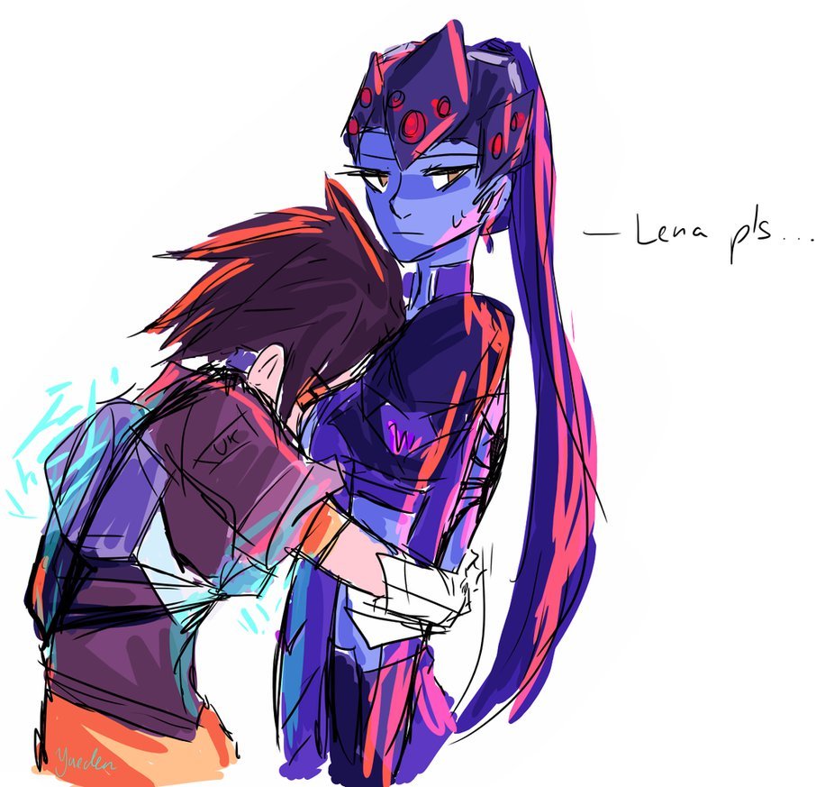 Widowmaker and Tracer artworks by Yae-Den (yae-den.deviantart.com)