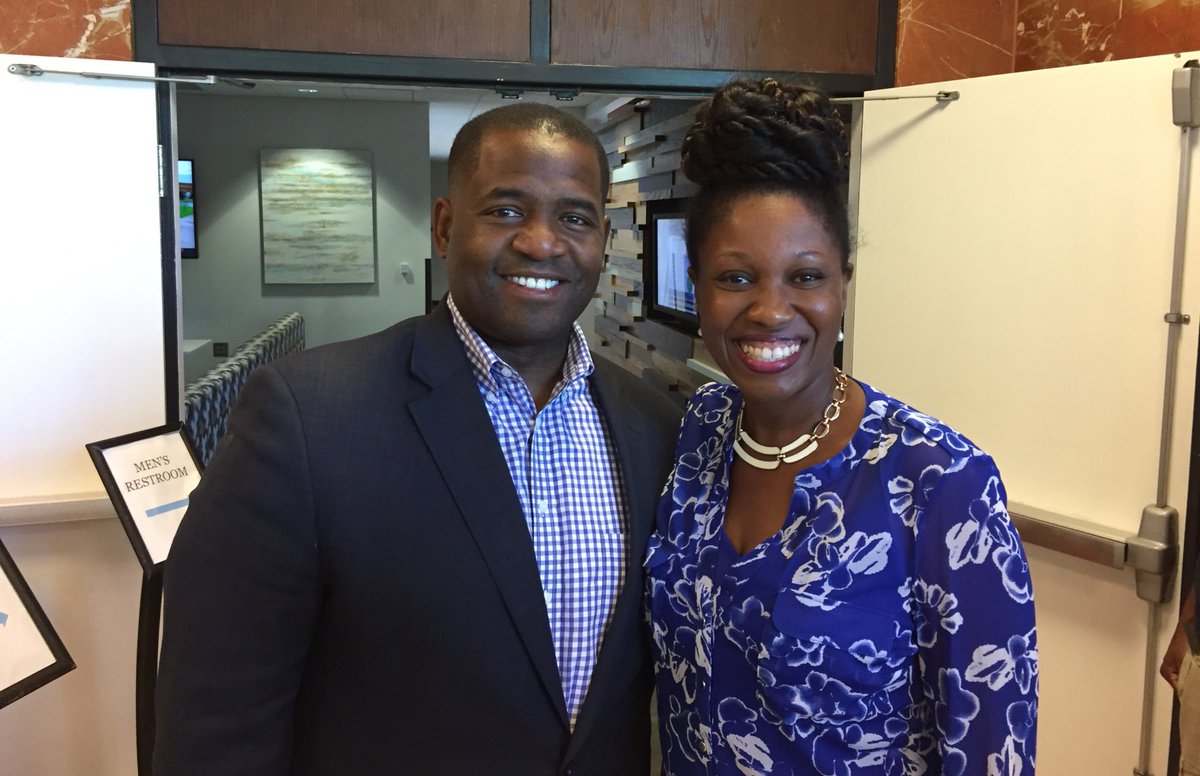 msm_prc's tweet photo. Dr. Akintobi with @ceasarmitchell at the Community Engagement Day.
#msmprc #msmhealthequity #ced2016 https://t.co/n7lCIvET5q
