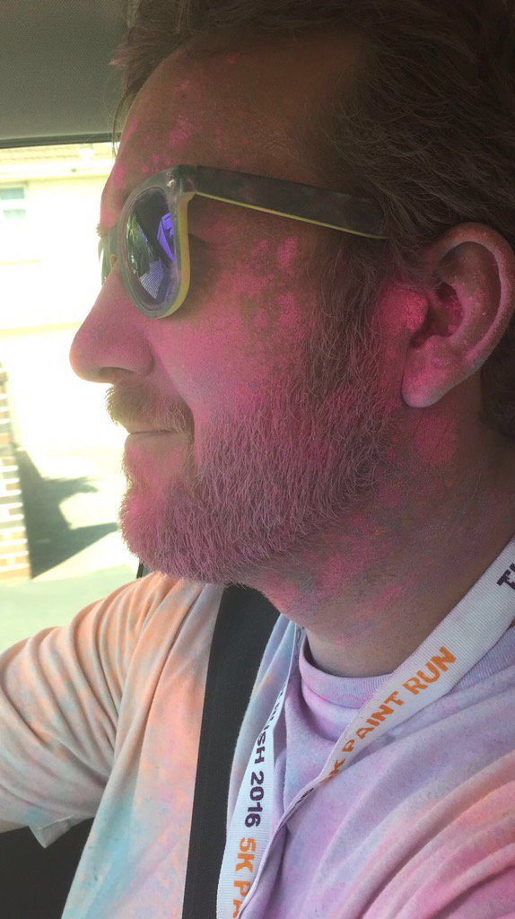 Chug78's tweet photo. Great afternoon @#thecolourrush with @RowcroftHospice. Fantastic event. @KitsonsLAW paint station next year? https://t.co/0Dc5XtkQkW