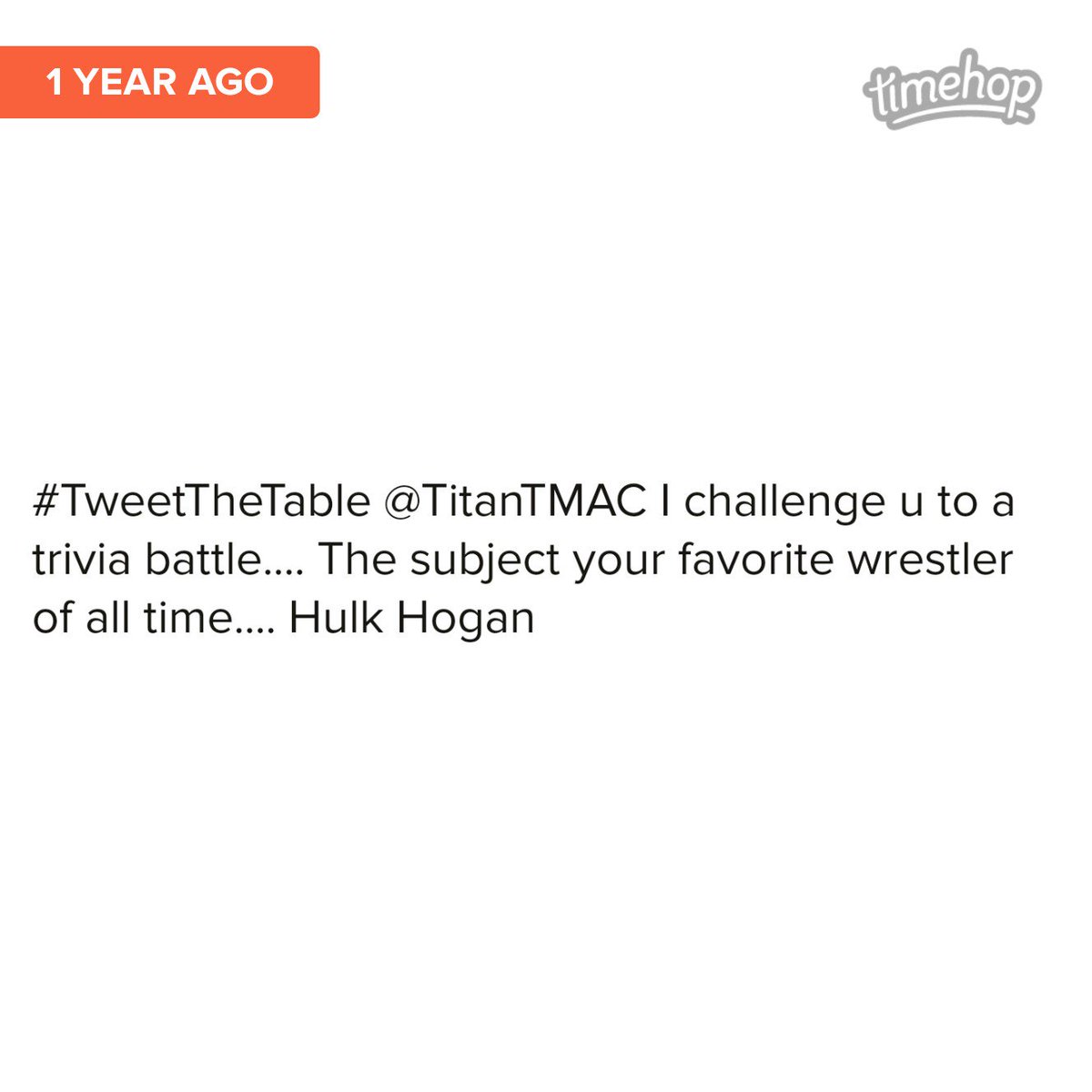 therebeltrucker's tweet image. #TweetTheTable Been waiting a year @TableShowTMac.... When's it gonna happen