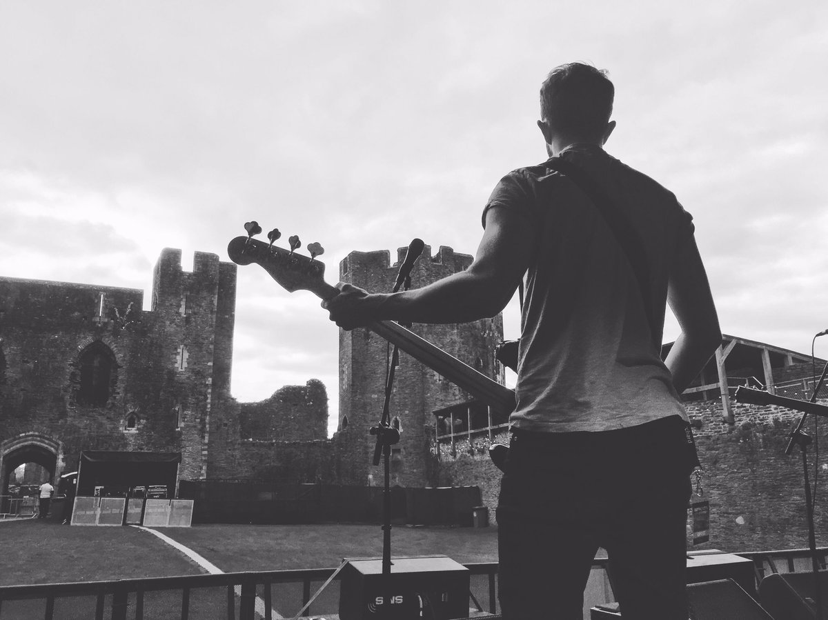 Sound check done. Stage time 7pm!