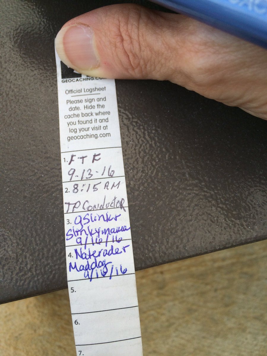garyslinkard's tweet image. I am always ok with STF when my buddy is FTF! @GoGeocaching #geocaching