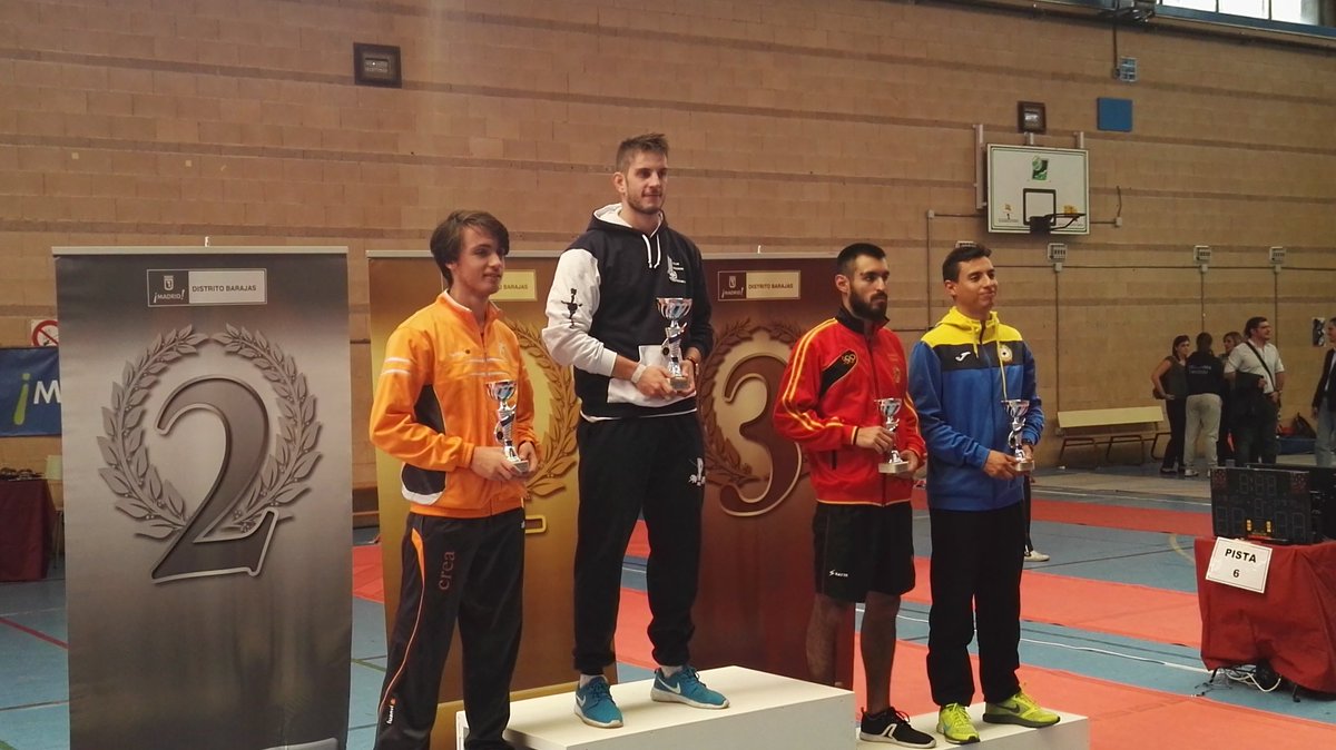 Primer ránking absoluto de Madrid y oro para juan Pedro Romero!! ENHORABUENA!!