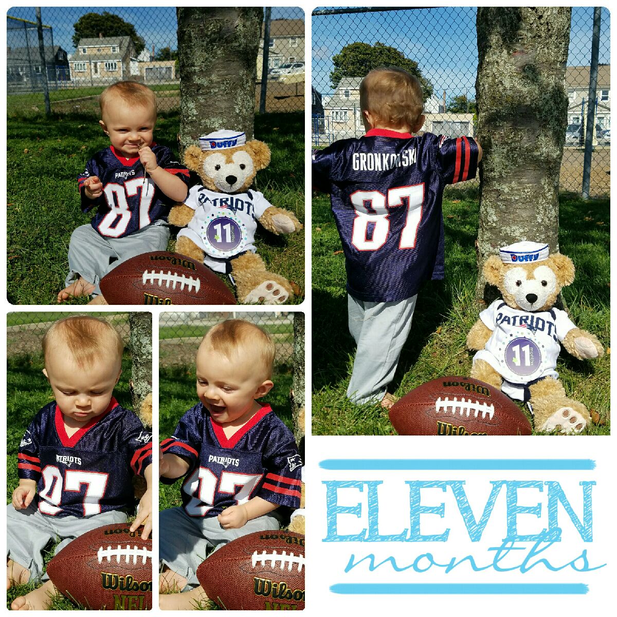 Megnifying's tweet photo. Little Oliver dressed up as Buffalo native @RobGronkowski . #stillabillsfan #boyfriendlovesthempats https://t.co/VxZuTJ2tfg