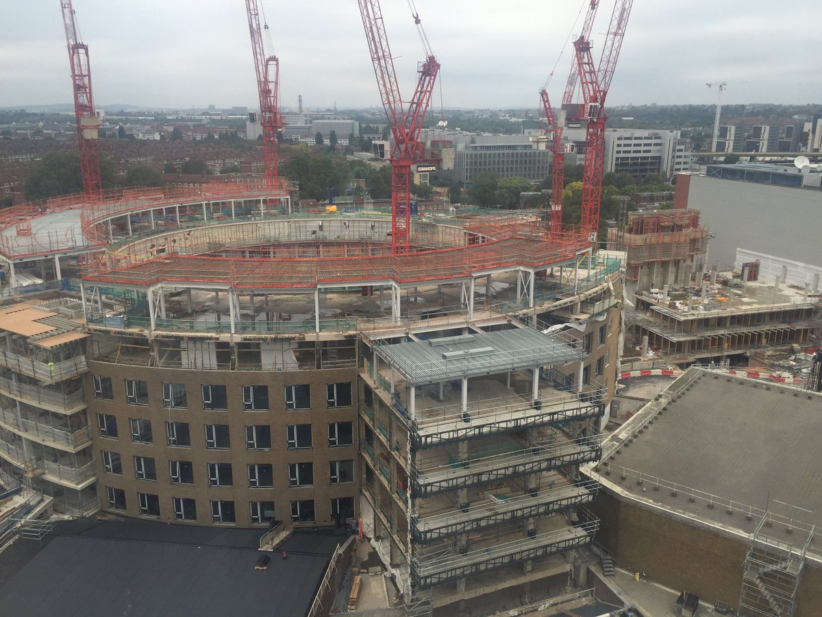 londonette's tweet photo. The BBC Television Centre building site. Amazing and upsetting in equal amounts. #OpenHouseLondon #bbctvc https://t.co/WVhkBFtvhD