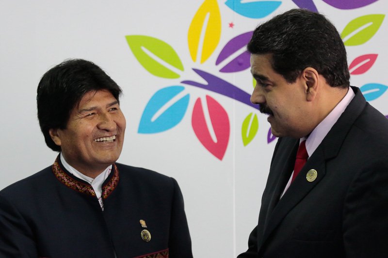 Evo Morales y Nicolás Maduro / Fuente: Prensa Presidencial 