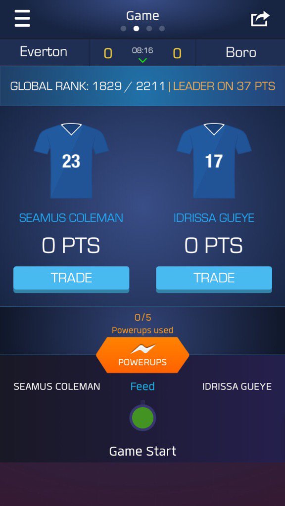 HighOddsTips's tweet image. I just drafted Seamus Coleman &amp;amp; Idrissa Gueye on @UltimateFanLive for #efc v #UTB bnc.lt/m/HOw4Songdq