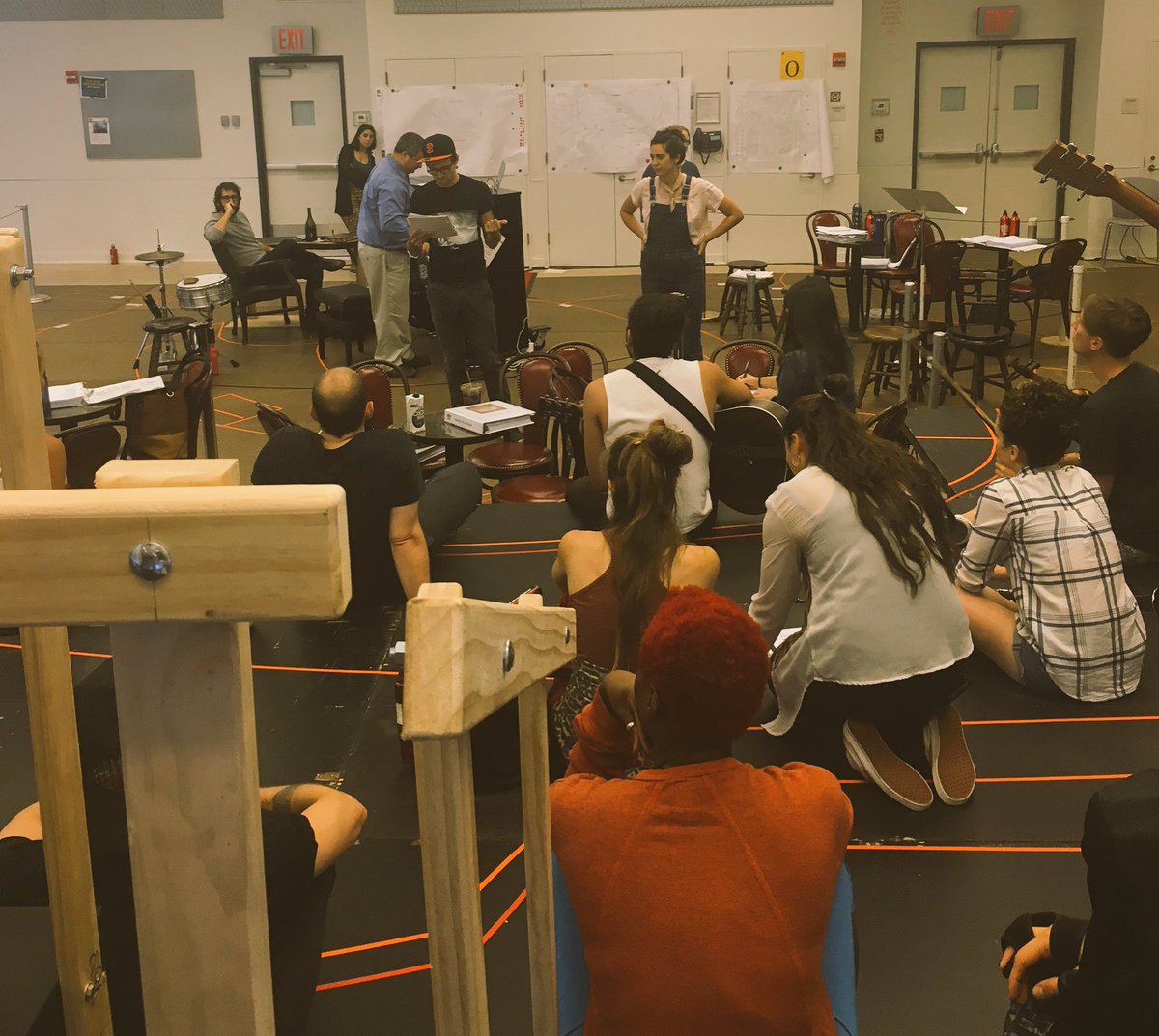 ItsJoshCanfield's tweet image. Our amazing choreographer Sam doing his thing. #TheCometIsComing #notesession