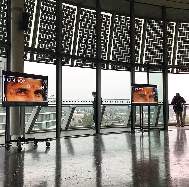 horseboxgallery's tweet photo. Yes - best in show #LondonIsOpen at exhibition in #cityhall today! #armannaji @SadiqKhan @StreetGraphs https://t.co/rj8ugCIv5F