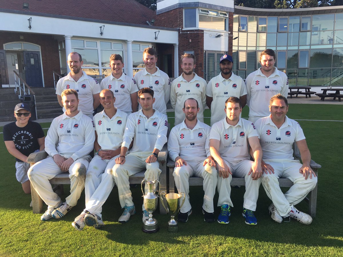 2nd XI win the Jimmy Bell by 2 wickets to add to the league trophy. 2016 = Done. 🏆🐮🏆