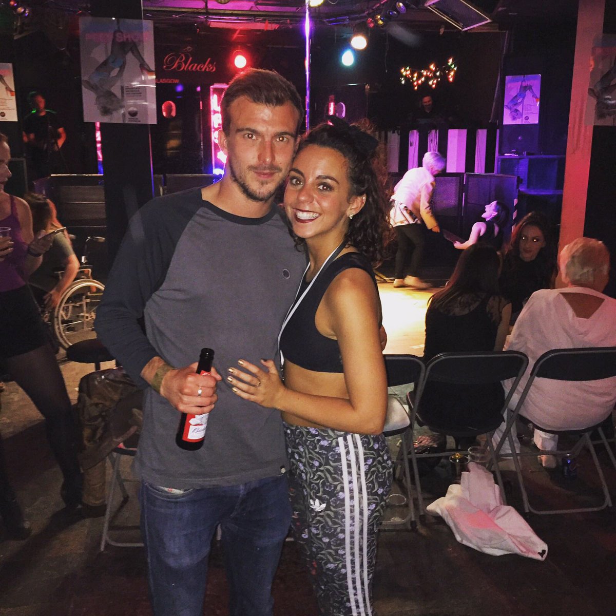 Keira_L_1989's tweet photo. I did my first pole show! And I didn't fall and crack ma heid open!!! 😬#polephysique #peepshow #poledance #showcase https://t.co/cvitaN06N9