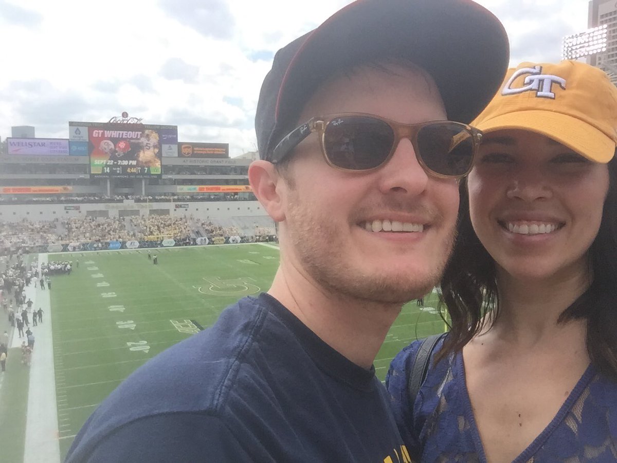 imso_francy's tweet photo. Happily Married into the GT Family! Go Tech! #togetherweswarm https://t.co/OqbEPFeUH7
