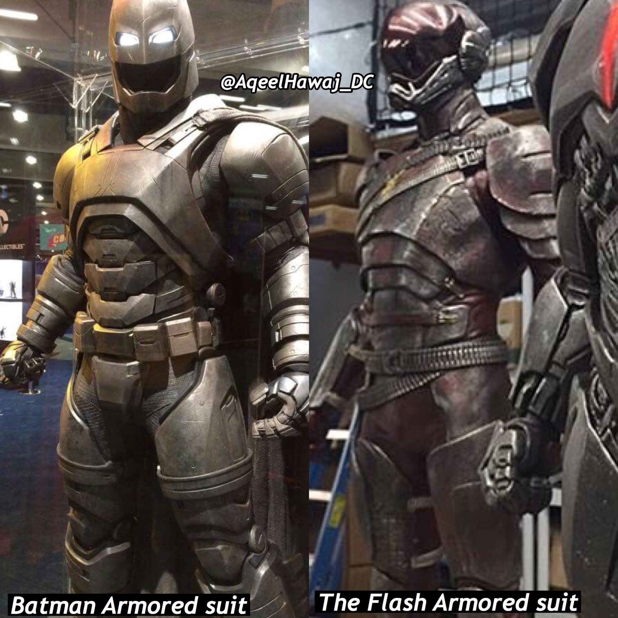 Aqeel DC on Twitter: "Flash's suit looks like batman's ...