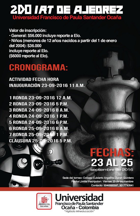 GarciaJoseAlex's tweet photo. La Universidad "Francisco de Paula Santander" Ocaña (COL) invitan a su 2do IRT. Infórmate en https://t.co/BzcUdqhjAI https://t.co/aBEsFABdyF