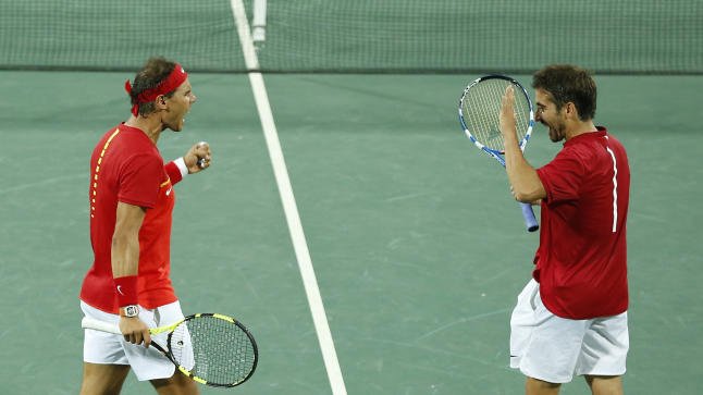 LaGacetaSA's tweet photo. #ÚltimaHora La pareja de 'oro' Nadal-López devuelve a España a la élite de la Davis https://t.co/5gC0HFBvzj https://t.co/8yeSWCm5R2