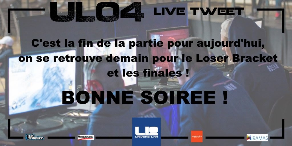 universlan's tweet photo. On vous dit à demain 10 heures pour le final de l' #UL04 https://t.co/XOwUrCzdWf