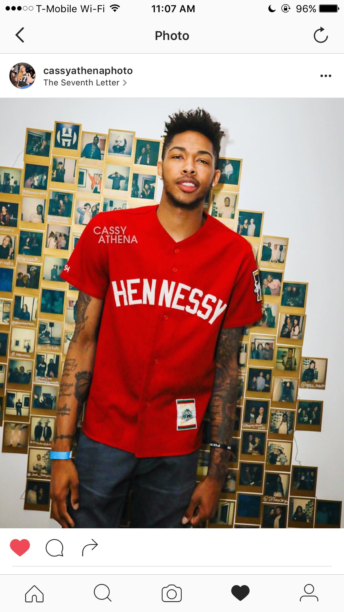 hennessy baseball jersey
