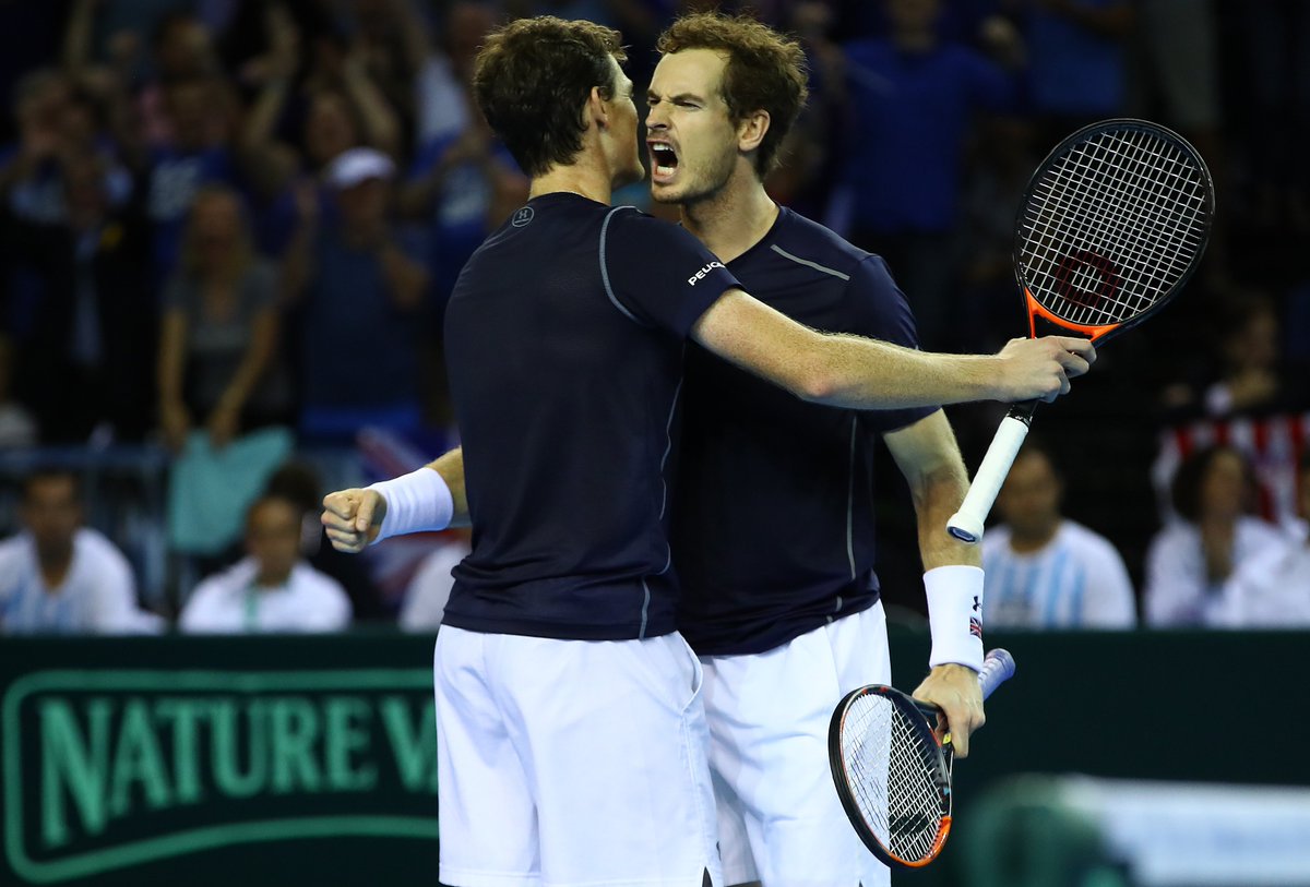 “It’s always a privilege to play with Andy in Scotland." Catch up on the doubles action! po.st/DCDay2wrap