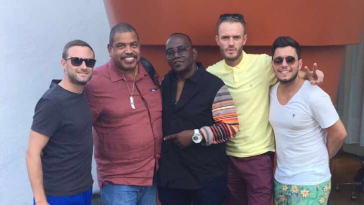 sam_raven8's tweet photo. Absolute legend @YO_RANDYJACKSON good to meet you sir. #LordRaven #Lordship https://t.co/FhA2H3ZtX6