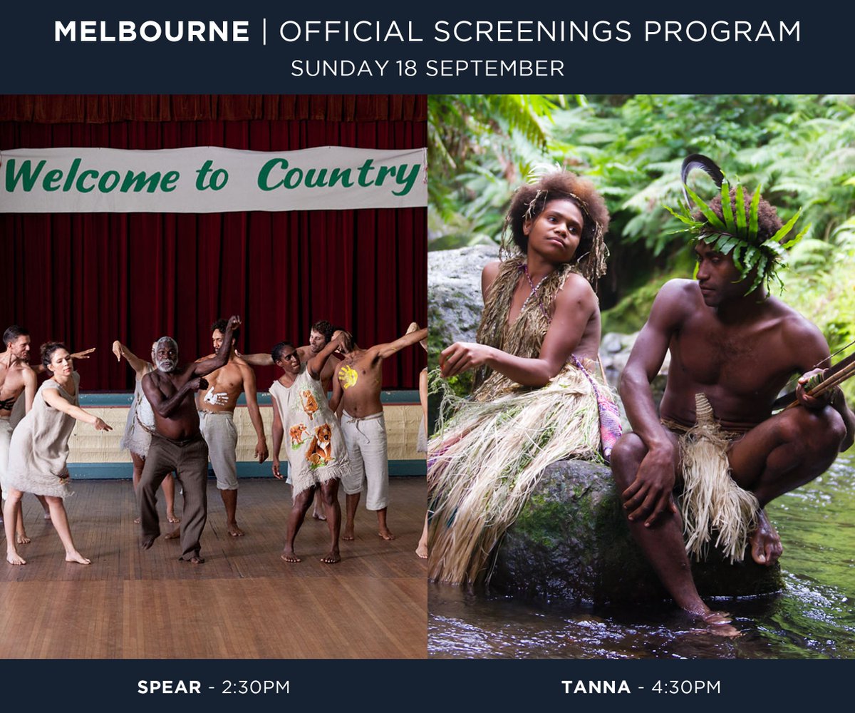 AACTA's tweet photo. #AACTAs #OfficialScreeningsProgram | This afternoon in #Melbourne see #SPEAR & @TannaMovie at @cinemanova https://t.co/L9imgNgPpO