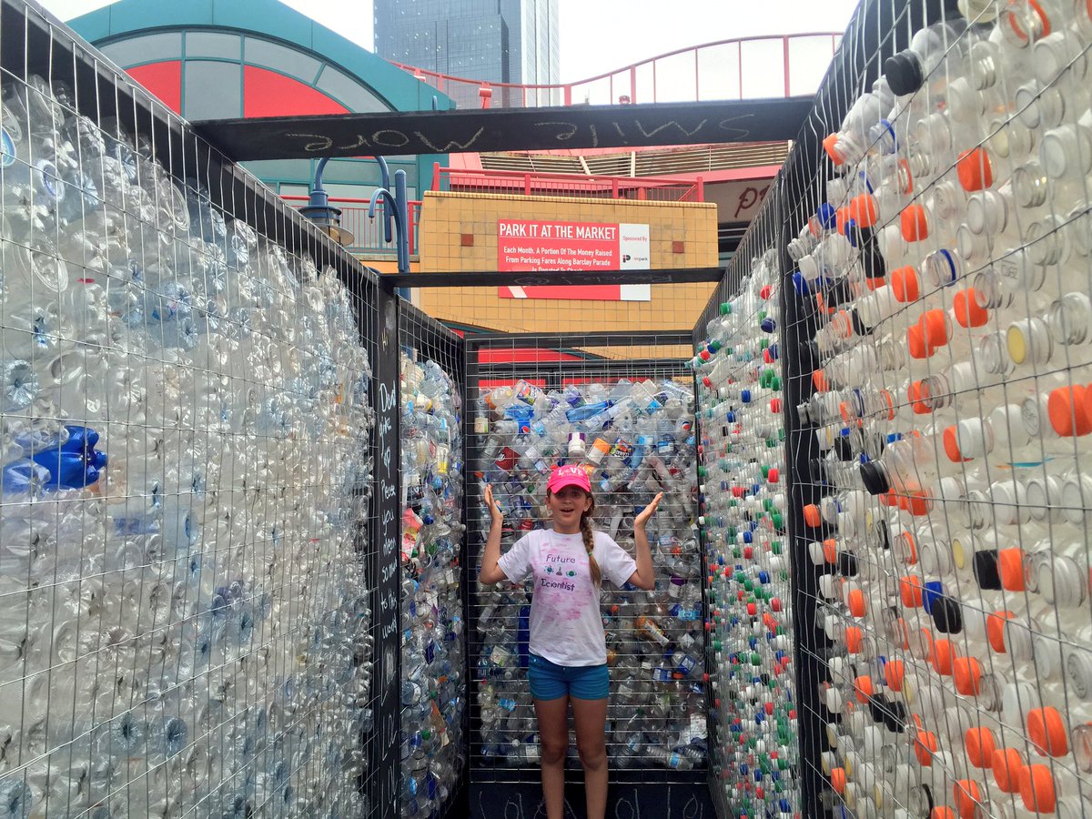 Can u guess how many bottles r in this maze? Learn how to be a master recycler #Beakerhead <a href="/TransformECM/">Eau Claire Market</a> #yycevents