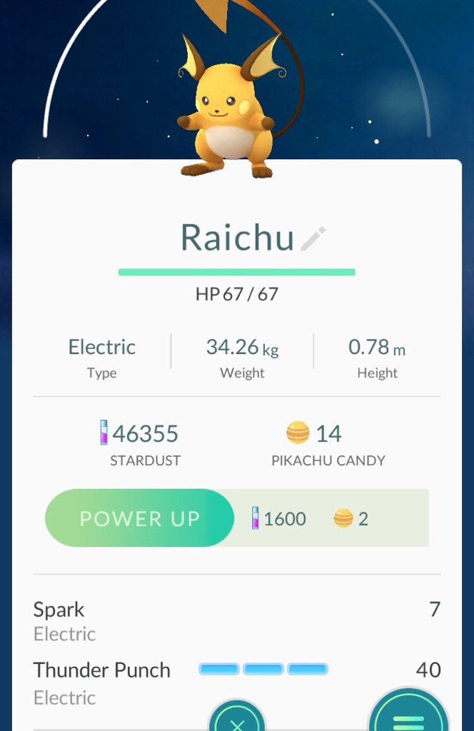 GuinsFullFab's tweet photo. @BrewhammerMFC @Guinevere_mfc I was disappointed when I evolved my first Raichu. https://t.co/PtRwoi2b4v