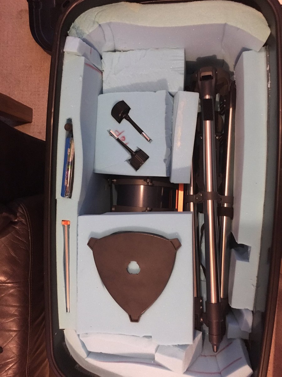 paperrocketman's tweet image. DIY telescope case #celestron130eq #picam