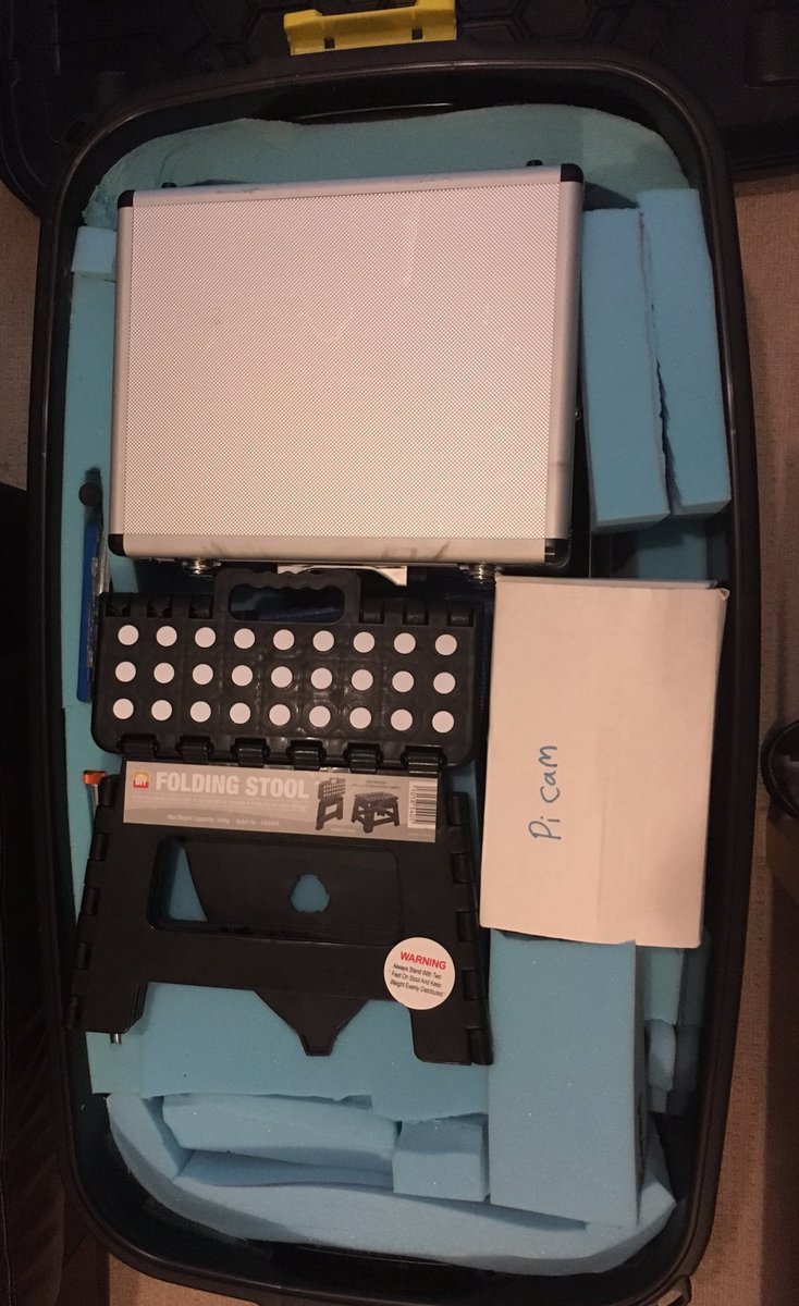 paperrocketman's tweet image. DIY telescope case #celestron130eq #picam