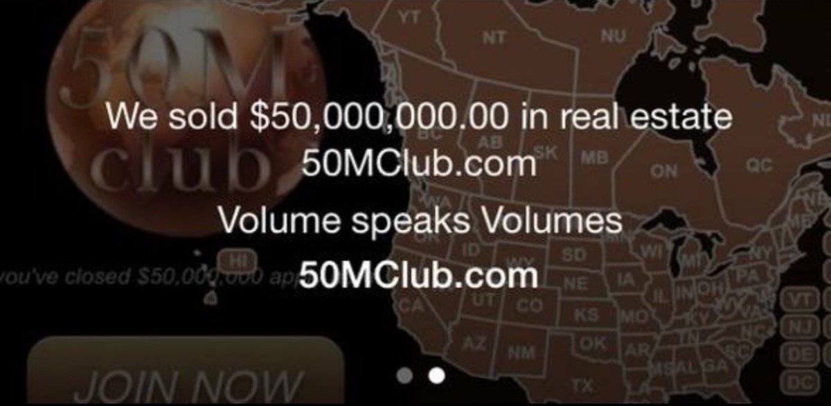 50MClub's tweet photo. BECAUSE
@kwri @Remax @CCIM @CBRE @Loopnet @Century21 @ColdwellBanker @Sothebysrealty @Christieshomes @BHHSRealEstate https://t.co/r10xp2SXCf