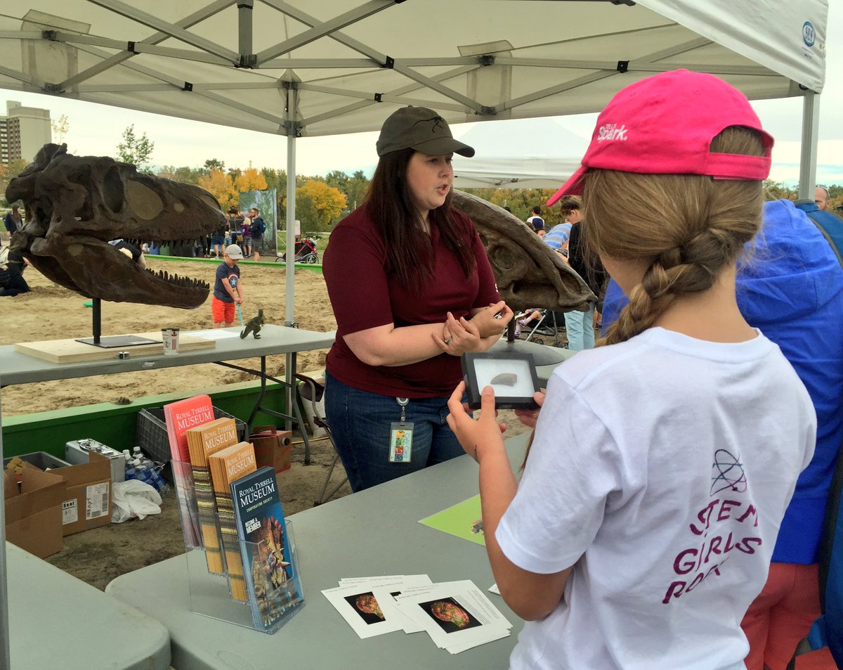 Is this an Albertosaurus tooth? Ask a #paleontologist &amp; learn all about fossils <a href="/fortcalgary/">Fort Calgary Historic Site</a> #Beakerhead #yycevents
