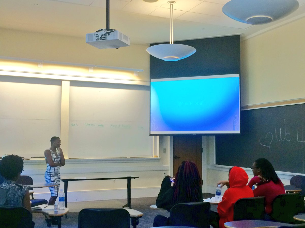 NBWS_Bos's tweet photo. Our teen workshop with Kristen Ransom talking about Work, Energy, and Power: The Science Behind Success #NBWSSummit https://t.co/MjLBkCJ0Py