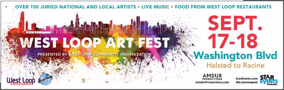 wearetheglu's tweet photo. We're at the #WestLoopArtFest all weekend long! Look for us at the @fitness_formula booth and stop by to say hello! https://t.co/h87r9VMNVv