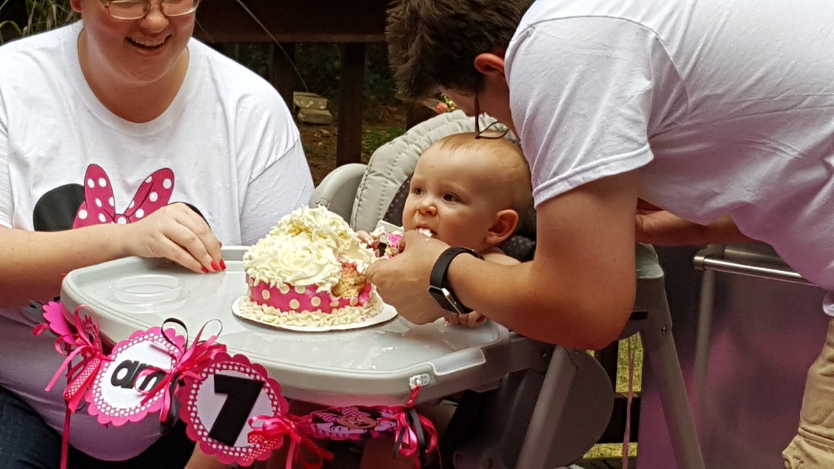 kovacmike1's tweet photo. Addison's first birthday! Its great to be grandparents https://t.co/9QA0HjJdQb