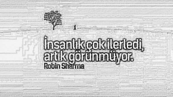 İnsanlık çok ilerledi, artık görünmüyor.

Robin Sharma