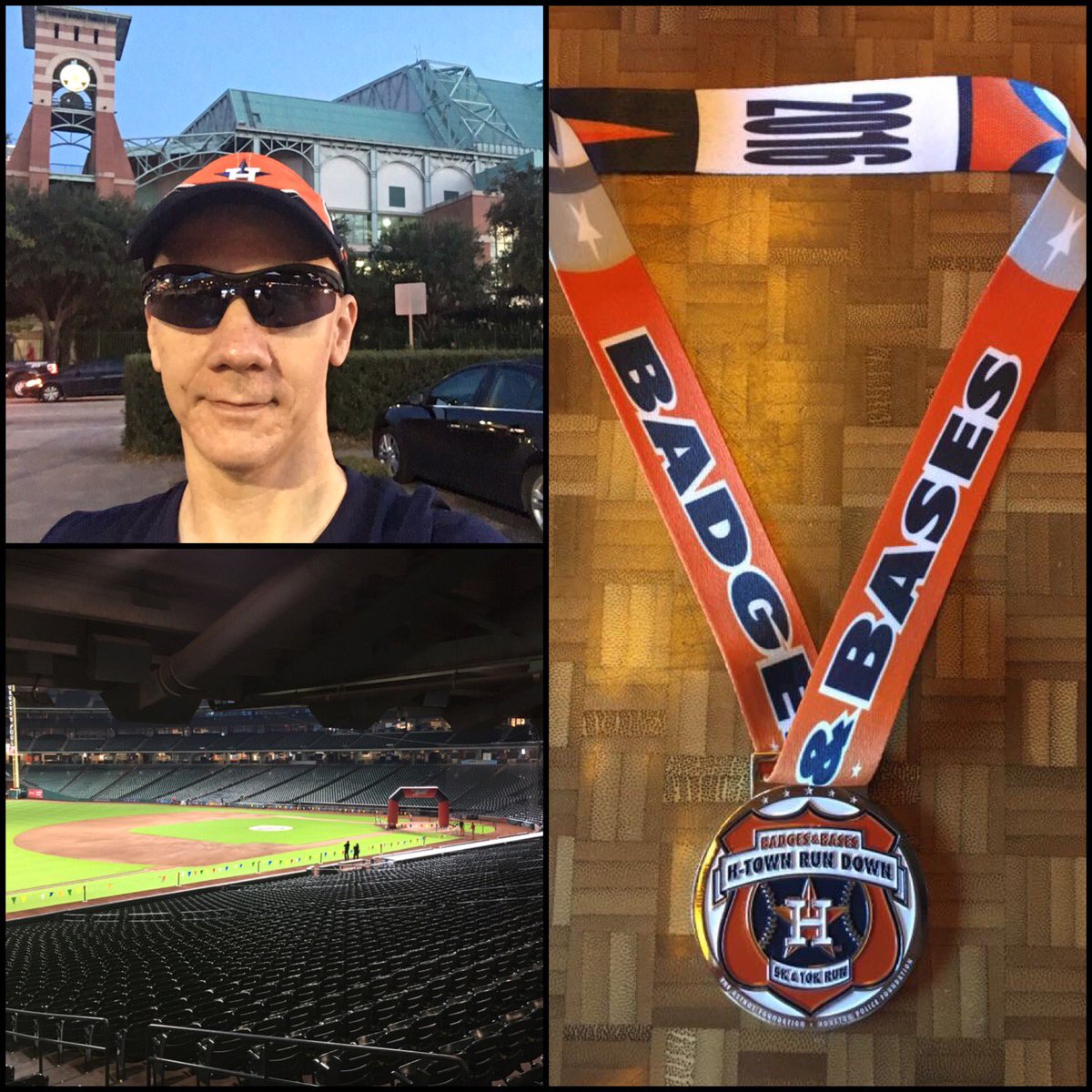 RunWizardRun's tweet photo. Ran the @astros Badges &amp; Bases race today, with the finish inside MMP. #runner #running #TexasRunner #5K #Astros https://t.co/OYvv5PnQ4T