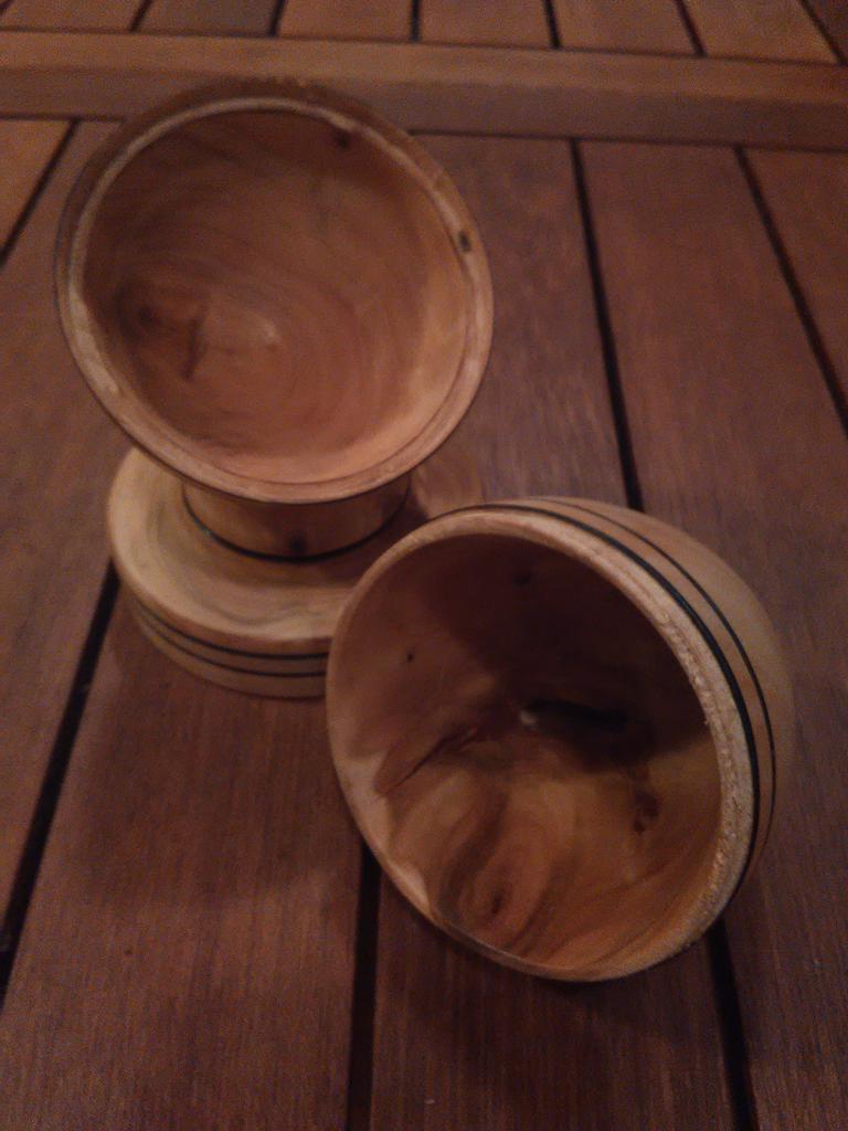 Not my first egg box. Dragon egg. With stand. I love the grain pattern.