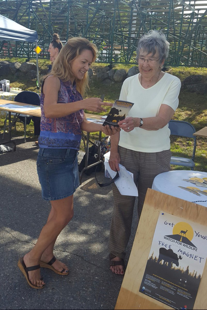 watch4wildlife's tweet photo. It was a super day at the @GrowingGreenNS Festival. We met lots of great and thoughtful people. #watchforwildlifens https://t.co/Bi01ikYxhU