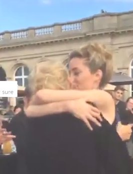 ebroenespanol's tweet photo. SO CUTE!! @EvelyneBrochu y #NathalieTeirlinck hoy en #FFO16. 😍😍  #LePasséDevantNous https://t.co/mpzU6xGza4