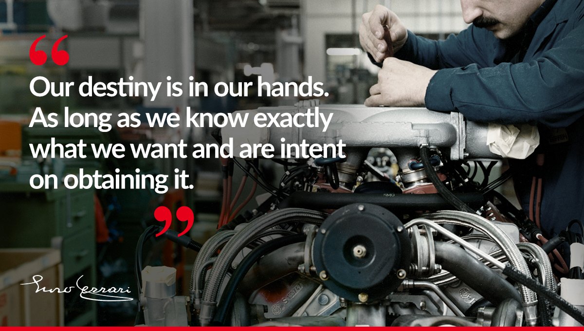Ferrari's tweet photo. The voice of the legend’s father. #EnzoFerrari https://t.co/WuzMMrLr0j
