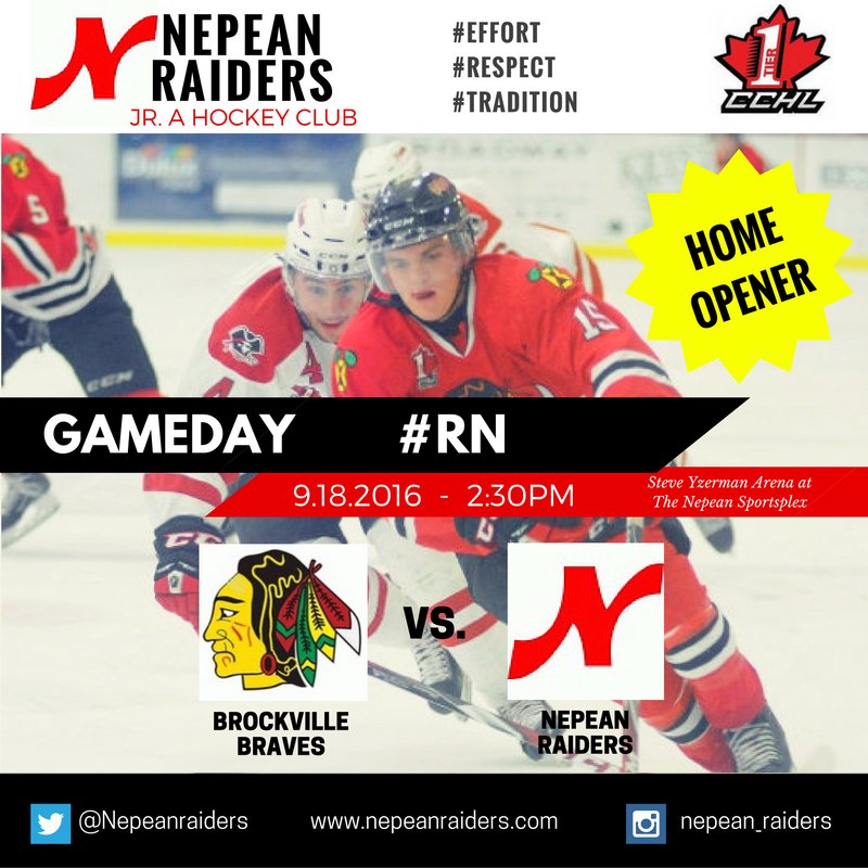Home Opener tomorrow! @NepeanHockey <a href="/NepJrWildcats/">Nepean Jr Wildcats</a> @GoldenKnightsOW @BarrhavenJan @BarrhavenBlog <a href="/barrhavenindy/">Barrhaven Independent</a> #RN