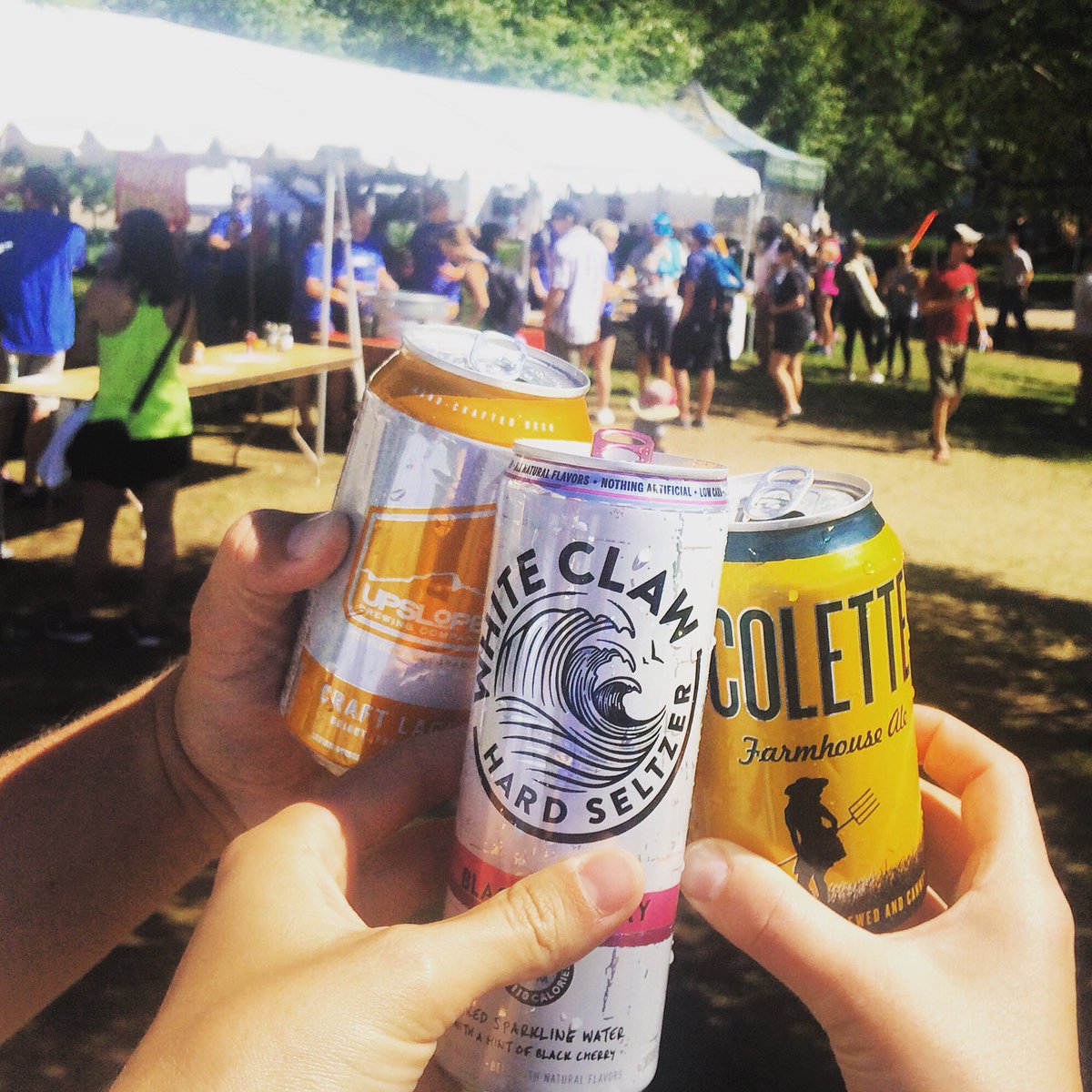gociety's tweet photo. Cheers to #AFestDenver from our beer garden ft. @upslope, @greatdividebrew, @lagunitasbeer & our sponsor White Claw. https://t.co/WOllD3QbEO