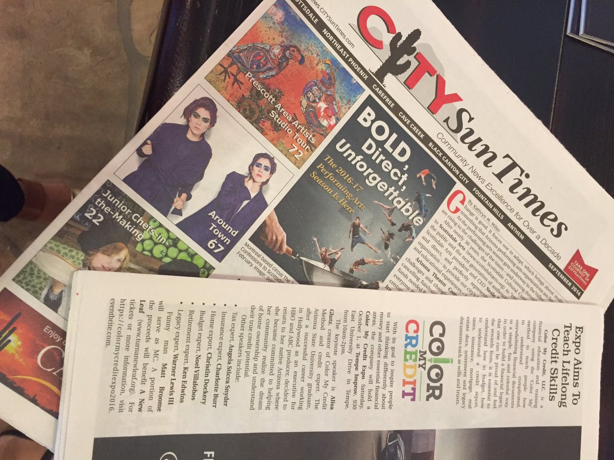 ElisaLaneSparks's tweet photo. @aglutz @elensparks #colormycredit @CITYSunTimes https://t.co/7uuusK3hEC