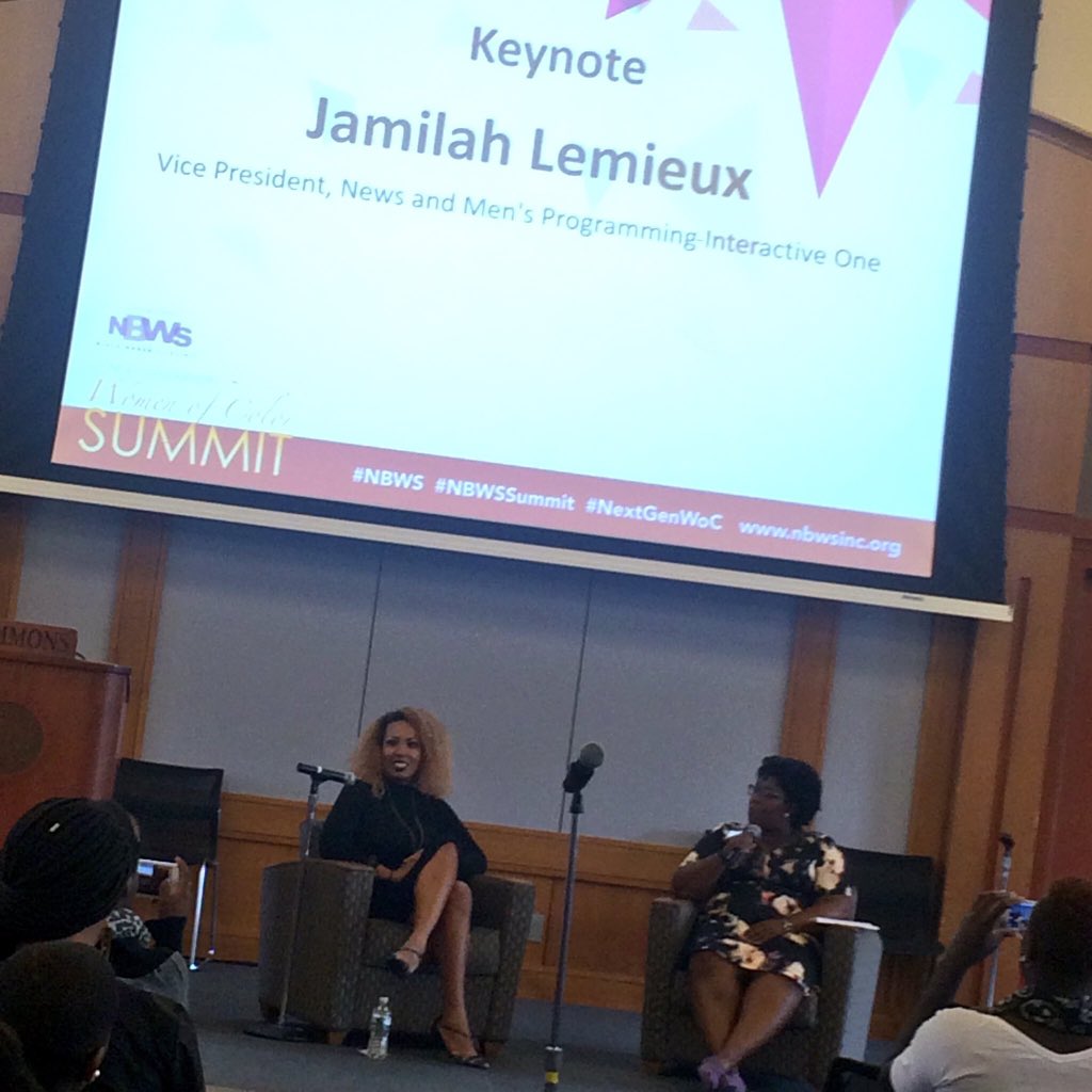 SimmonsEquity's tweet photo. Happy to welcome @JamilahLemieux to @SimmonsCollege for the #NBWSSummit https://t.co/znXLKTnNhF