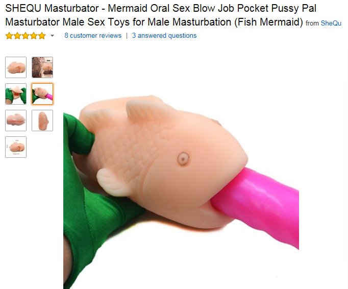 This fish-shaped male sex toy #wtfamazon