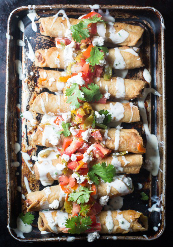 againstallgrain's tweet photo. How good do these King Ranch Chicken Flautas from @TheUrbanPoser look!? #glutenfree #paleo https://t.co/FFVEGAgruT https://t.co/6wSjABgItx