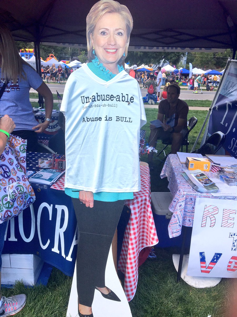 BroomfieldCCDem's tweet photo. Hillary is one tough woman #HILLorado https://t.co/OGvfREM11P